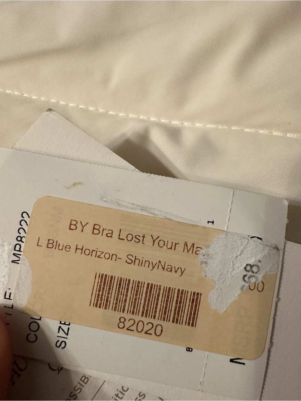 Beyond Yoga Lost Your Marbles Sports Bra w/ Metallic Marble Print - NWT - Size L - Picture 7 of 10